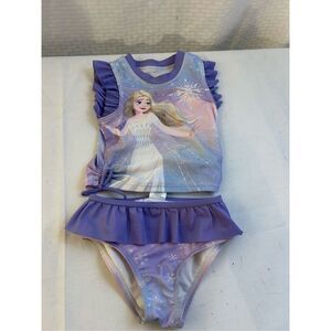 Disney Frozen girls 2 piece bathing suit 2t